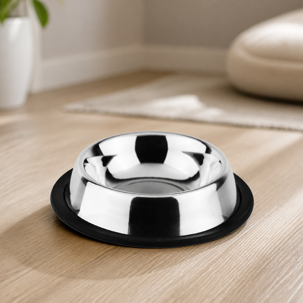Commercial Stainless Steel Dog Bowl 150mm 200ml Capacity