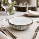 Commercial Stoneware Relief Bowls 140mm White 6 Pack