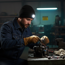 Premium Beanie Hat with Rechargeable USB Light - 150 Lumens, 2/4 Hour Run Time, 10m Beam Distance