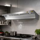 Commercial Pizza Oven Hood for 105x70 Vesuvio Ovens