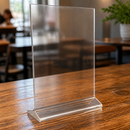 A5 Vertical Perspex Menu Holder for Commercial Use