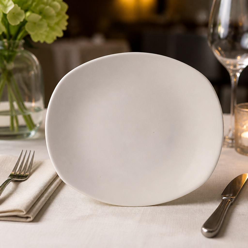 Commercial Porcelain Spice Plates 305mm - 12 Pack