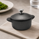 Commercial Mini Casserole Dish with Lid 100mm Cast Aluminium