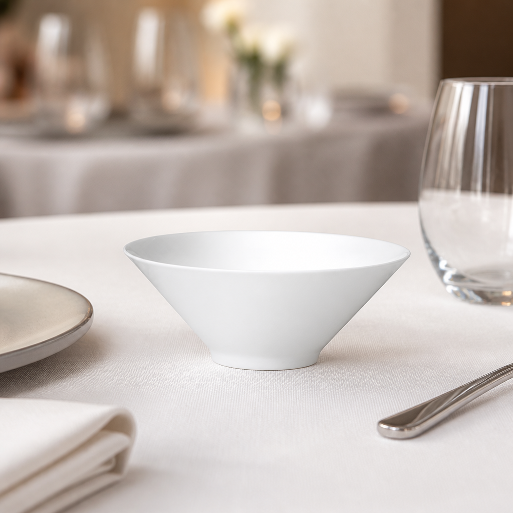 Commercial Frost Bowls 160x65mm Rimless Design 12 Pack