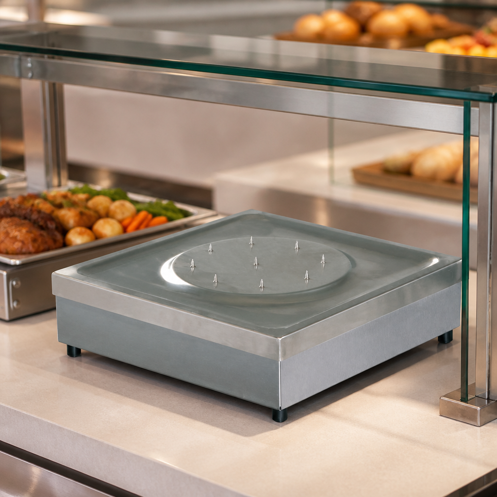 Commercial Countertop Hot Plate Food Warming Unit 5 Zone