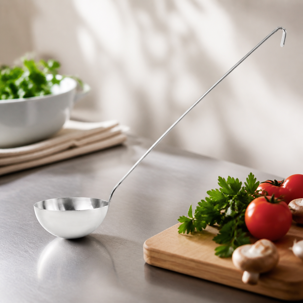 Commercial Stainless Steel Ladle 400ml for portion control