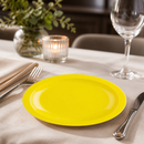 Commercial Polypropylene Plates Yellow 174mm 12 Pack
