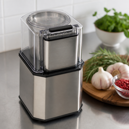Commercial Spice Grinder with Three Stainless Steel Jars
