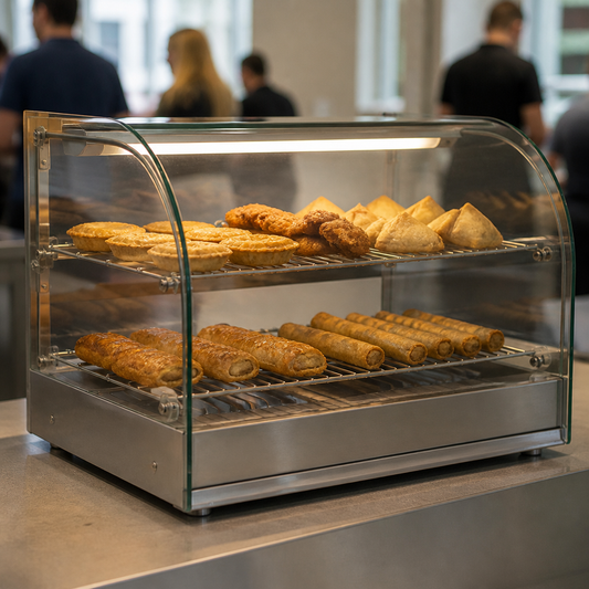 Commercial Countertop Heated Food Display 45Ltr Capacity
