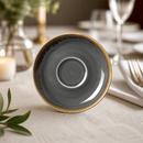 Commercial Saucers 160mm Smoke 6 Pack for Coffee Service
