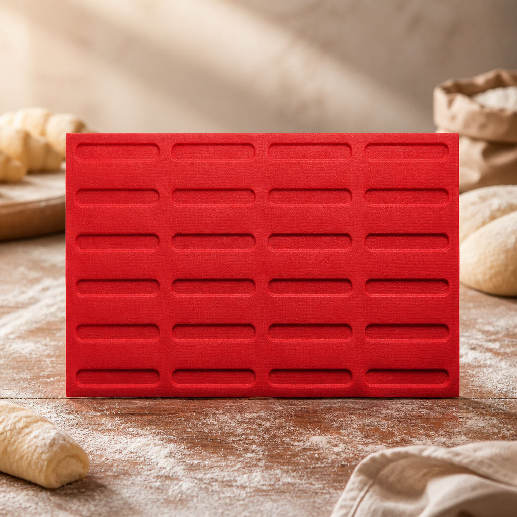 Commercial Eclair Baking Mat 600x400mm Silicone Mould