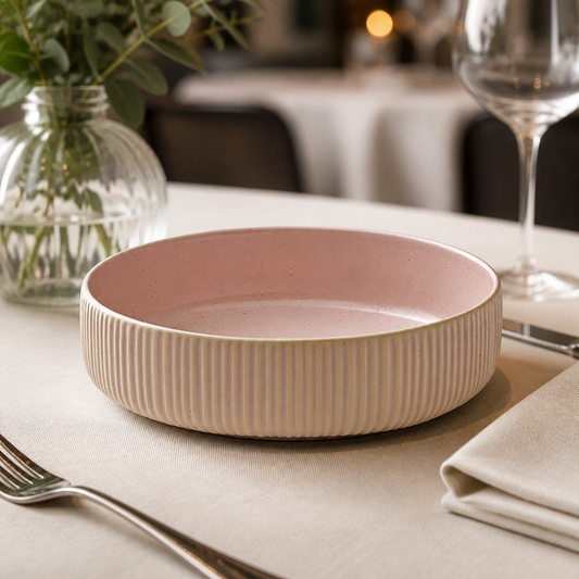 Commercial Nara Rosé Bowls 210mm 6 Pack Microwave Safe