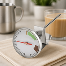 Commercial Coffee Milk Thermometer 5 Inch Stainless Steel Clip