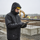 Premium Heavy Duty Insulated Jacket with Detachable Hood, Reflective Details, and Adjustable Hem