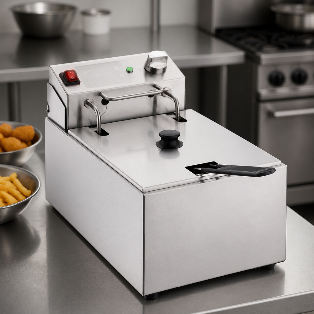 Commercial Countertop Electric Fryer 5L Capacity with Timer