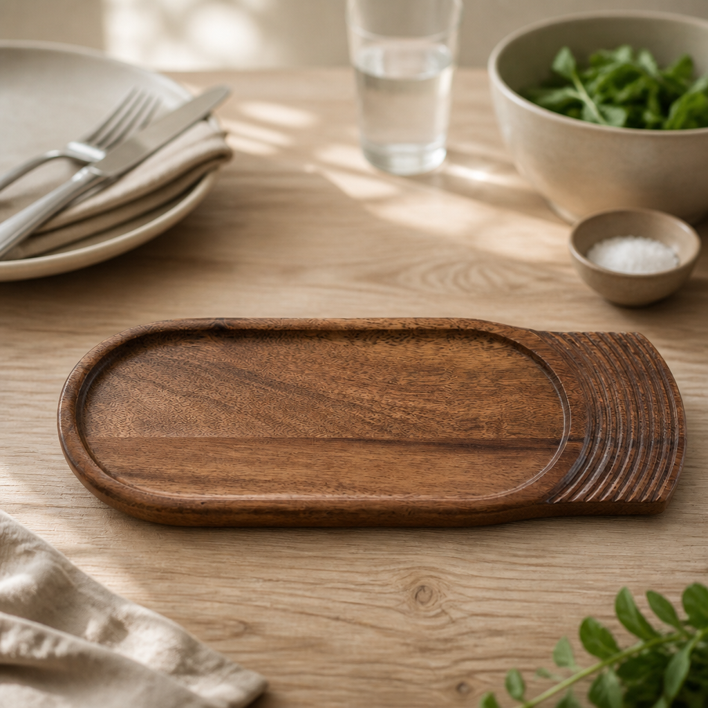 Commercial Wooden Serving Boards 355mm - 4 Pack