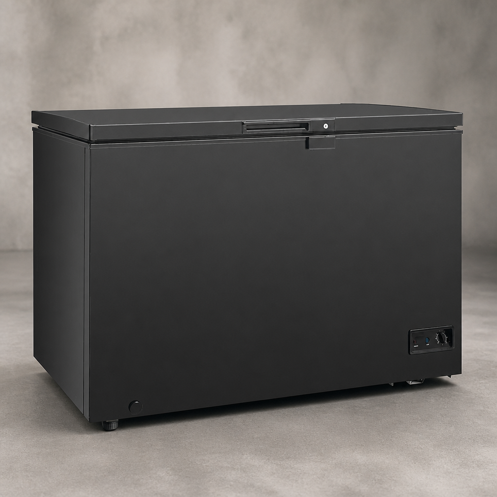 Commercial Chest Freezer 282Ltr 1116mm Stainless Steel Design