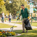 Premium Extra Long 35 Inch Litter Picker with Lightweight Aluminium Construction and Rotatable Rubber Jaws for Easy Object Retrieval