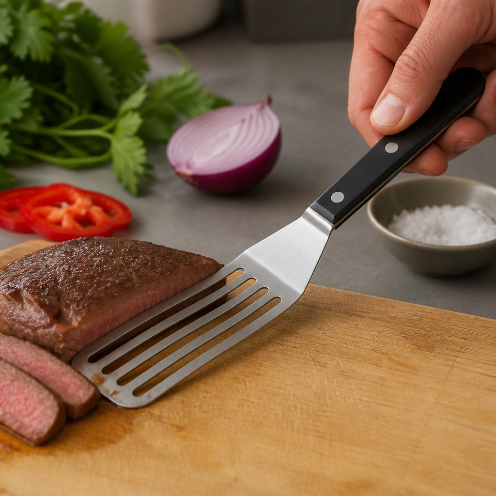 Commercial Stainless Steel Spatula 12cm Durable Kitchen Utensil