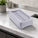 Commercial Swing Lid for Slim Jim Waste Bins Grey 70cm High