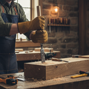 Premium Wooden Maul Handle 36 Inches - Designed for 10lb Rubber Paviours Maul Head for Safe Paving Slab Installation