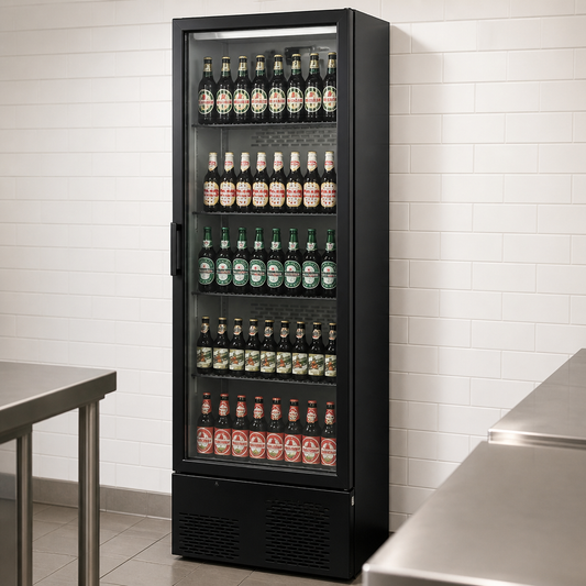 Commercial Upright Back Bar Cooler 324 Bottle Capacity