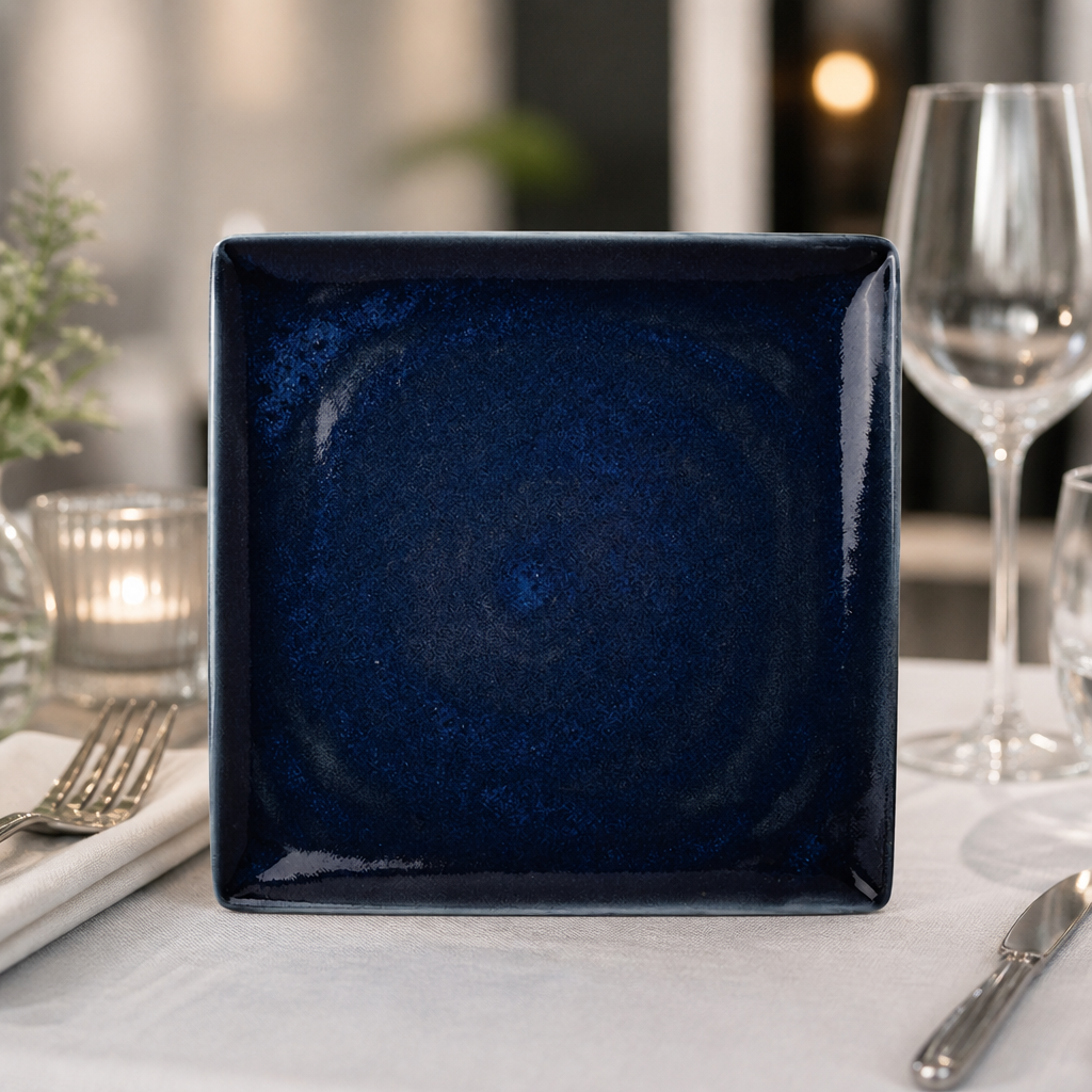Commercial Porcelain Square Plate 270x270mm - 12 Pack