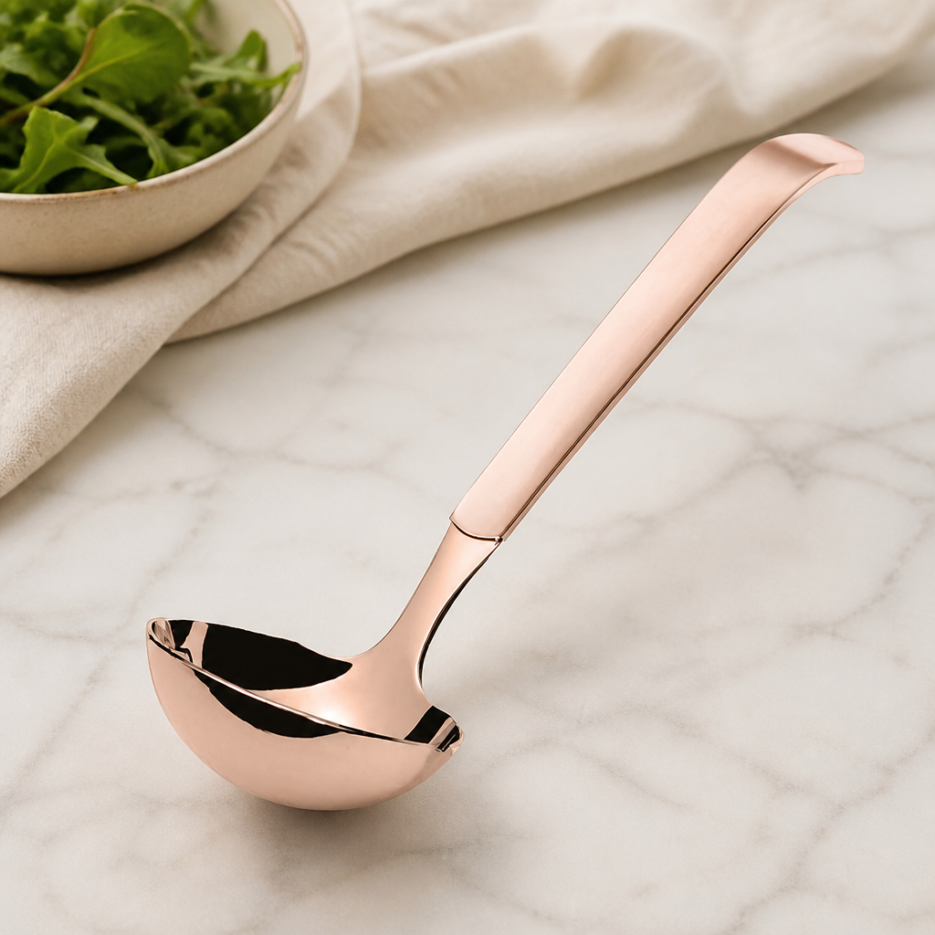 Commercial Copper Gravy Ladle Set of 6 for Catering Events