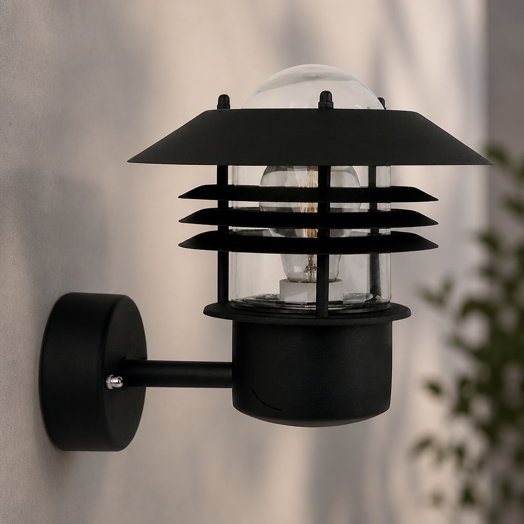 Outdoor Wall Light 230mm Height Metal Construction Weatherproof