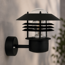 Outdoor Wall Light 230mm Height Metal Construction Weatherproof