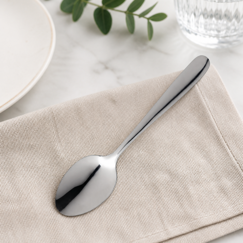 Commercial Dessert Spoons 12 Pack 175mm Stainless Steel