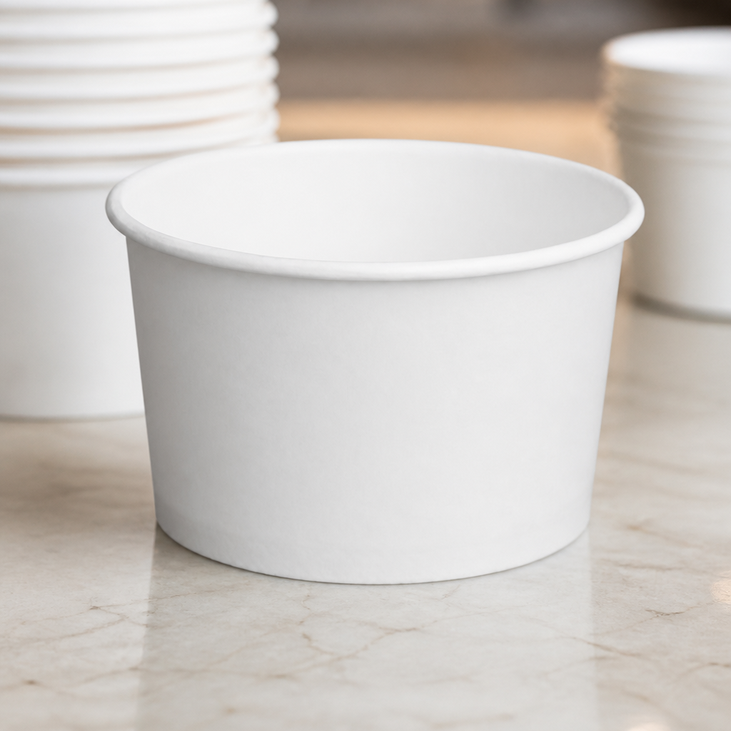 12oz Commercial Recyclable Ice Cream Pots 1000 Pack