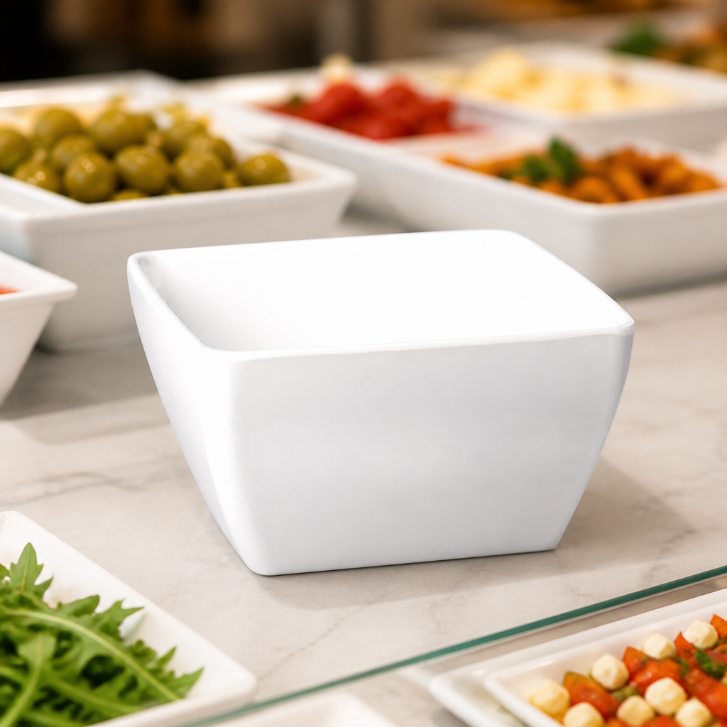 Commercial Recycled Plastic Bowl 3.8L 250x250mm