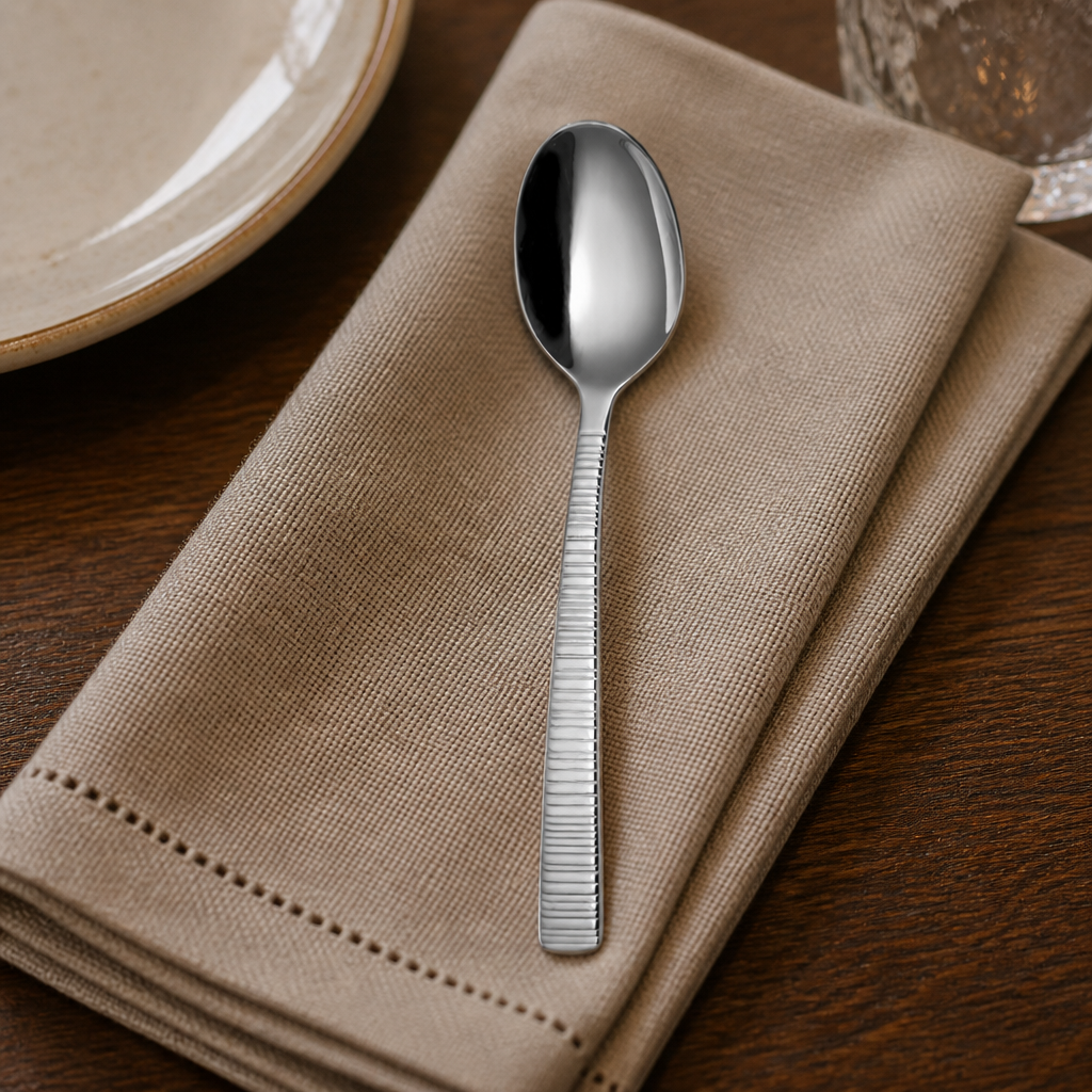 Commercial Dessert Spoons 12 Pack Stainless Steel Cutlery Set