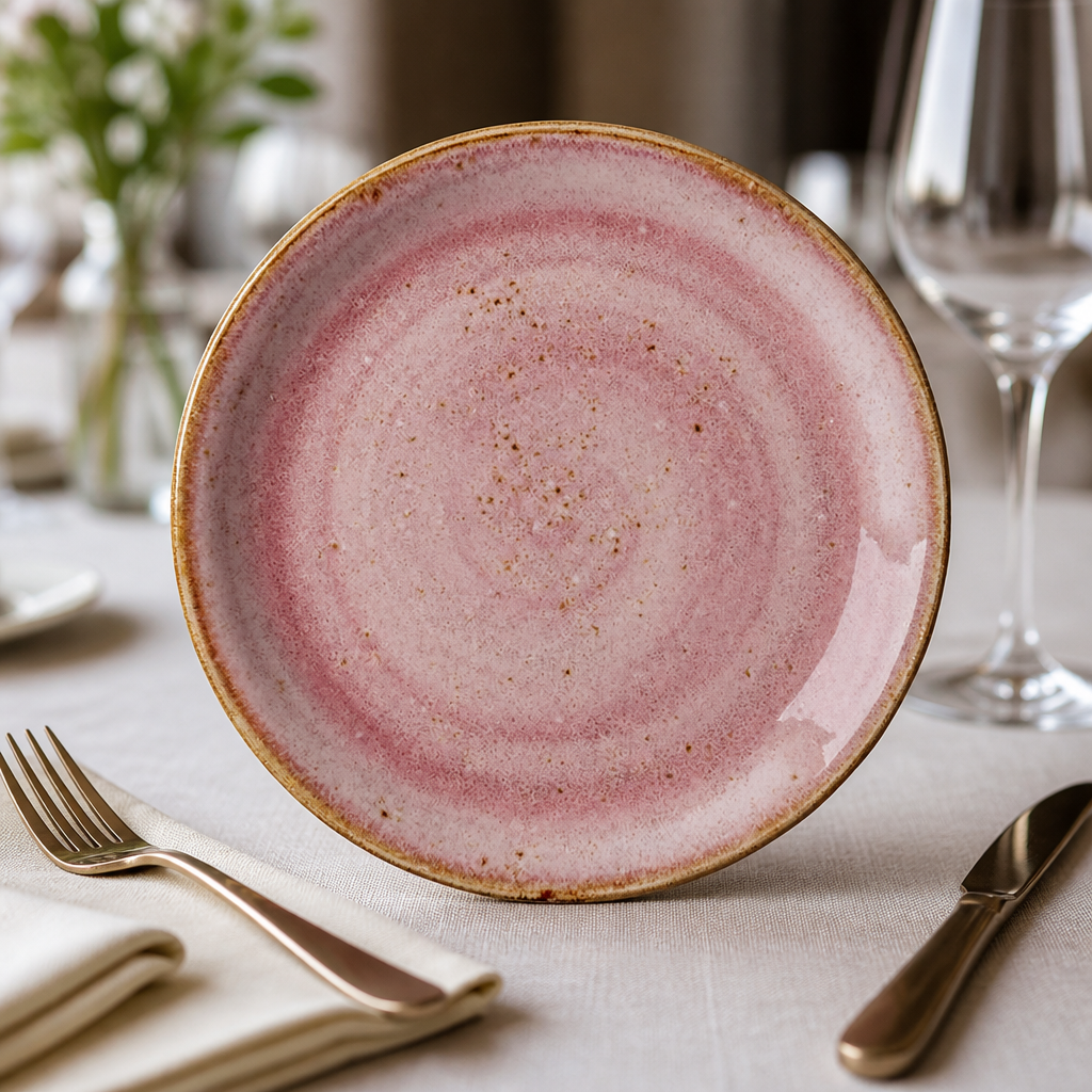 Raspberry Coupe Plate 20.25cm for commercial catering
