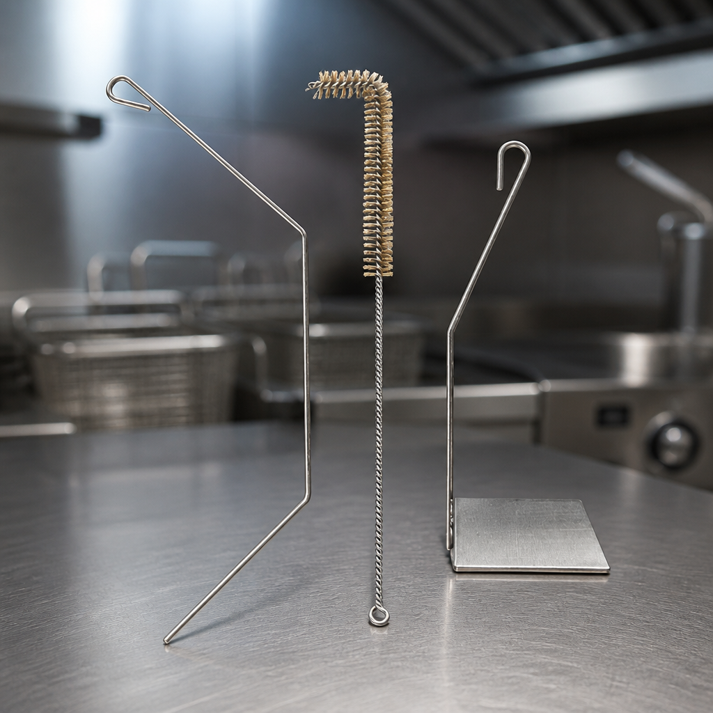 Commercial Fryer Cleaning Set for Single Tank Gas Fryer