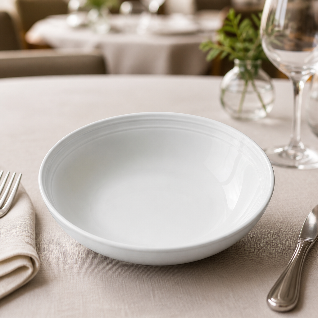 Commercial Oatmeal Bowls 165mm China 12 Pack