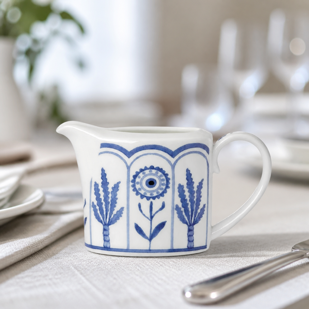 Commercial Bone China Milk Jugs 220ml - 12 Pack