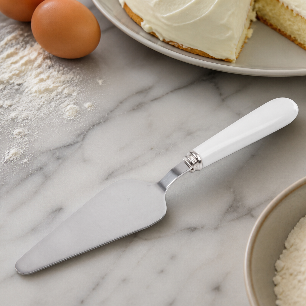 Commercial stainless steel cake slice with large handle