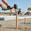 Premium Timber Setting Out Peg 600mm x 42mm x 42mm - FSC Certified for Durable Ground Marking