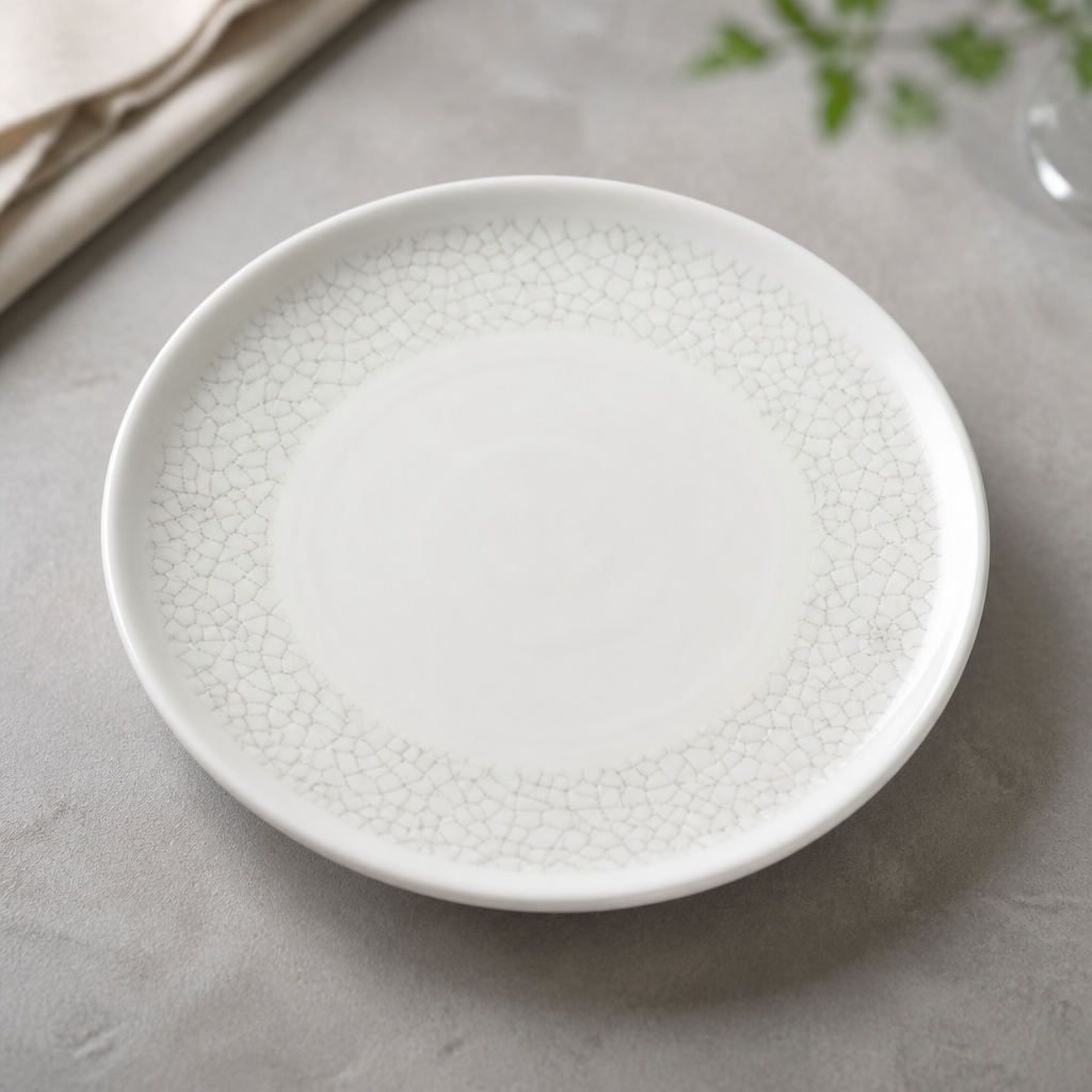 Commercial Walled Plates Charcoal Grey 210mm 8oz 6 Pack