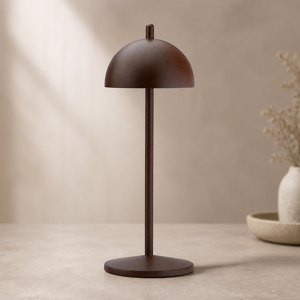 Cordless Table Lamp 300mm Aluminium Alloy USB Charging Base