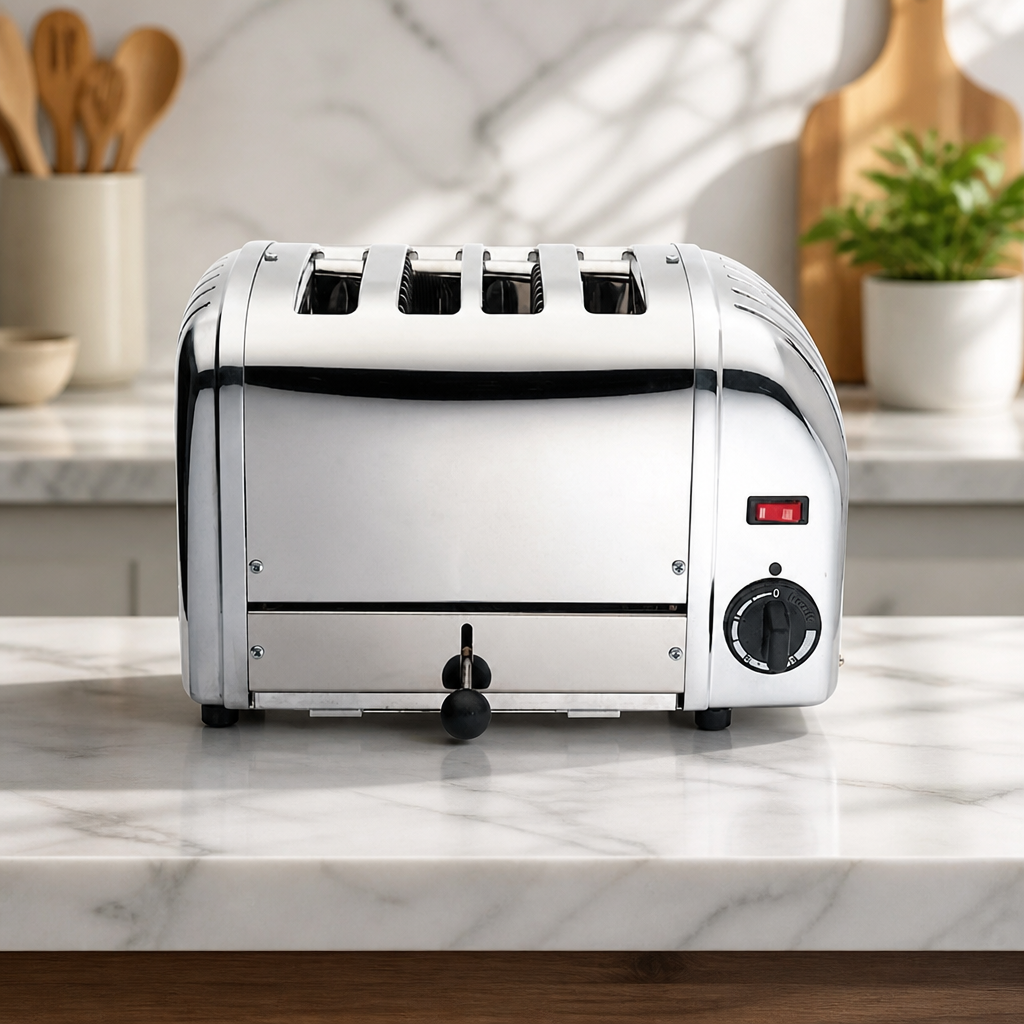 Commercial 4 Slot Bun Toaster for 2 Buns 1kW