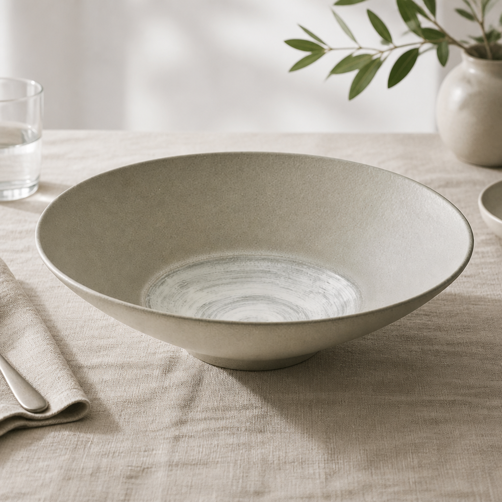 Commercial Stoneware Deep Bowls 260mm - 2 Pack