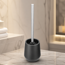 Commercial Toilet Brush and Holder Black ABS Durable Design