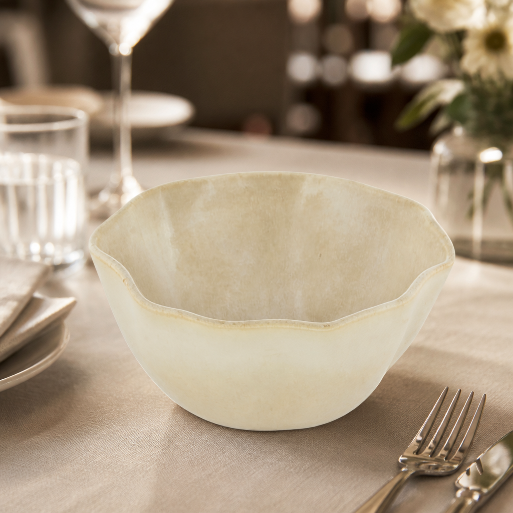 Commercial Stoneware Bowls 160mm Yellow 6 Pack