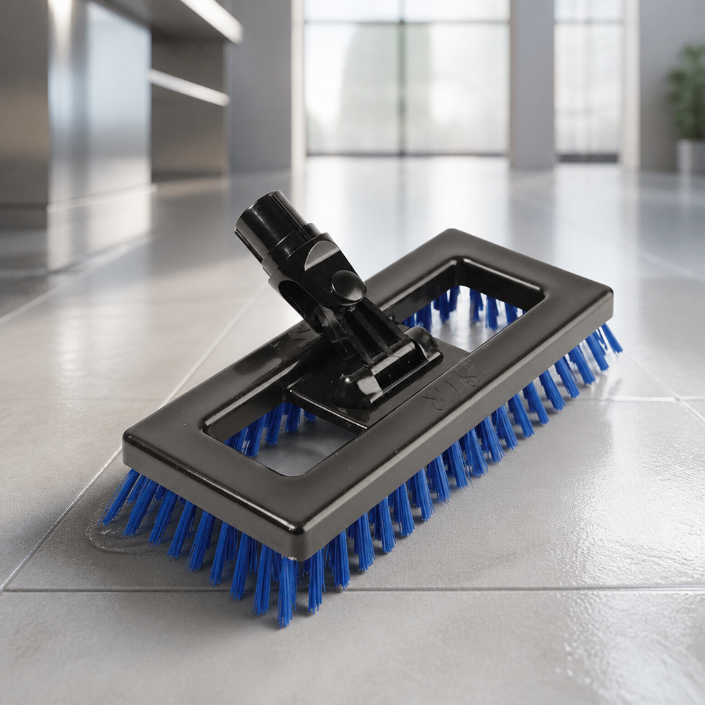 Commercial Deck Scrubber Brush Blue 235mm for cleaning