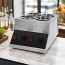 Quadruple Sauce Bottle Warmer for Commercial Use 0°C to 90°C