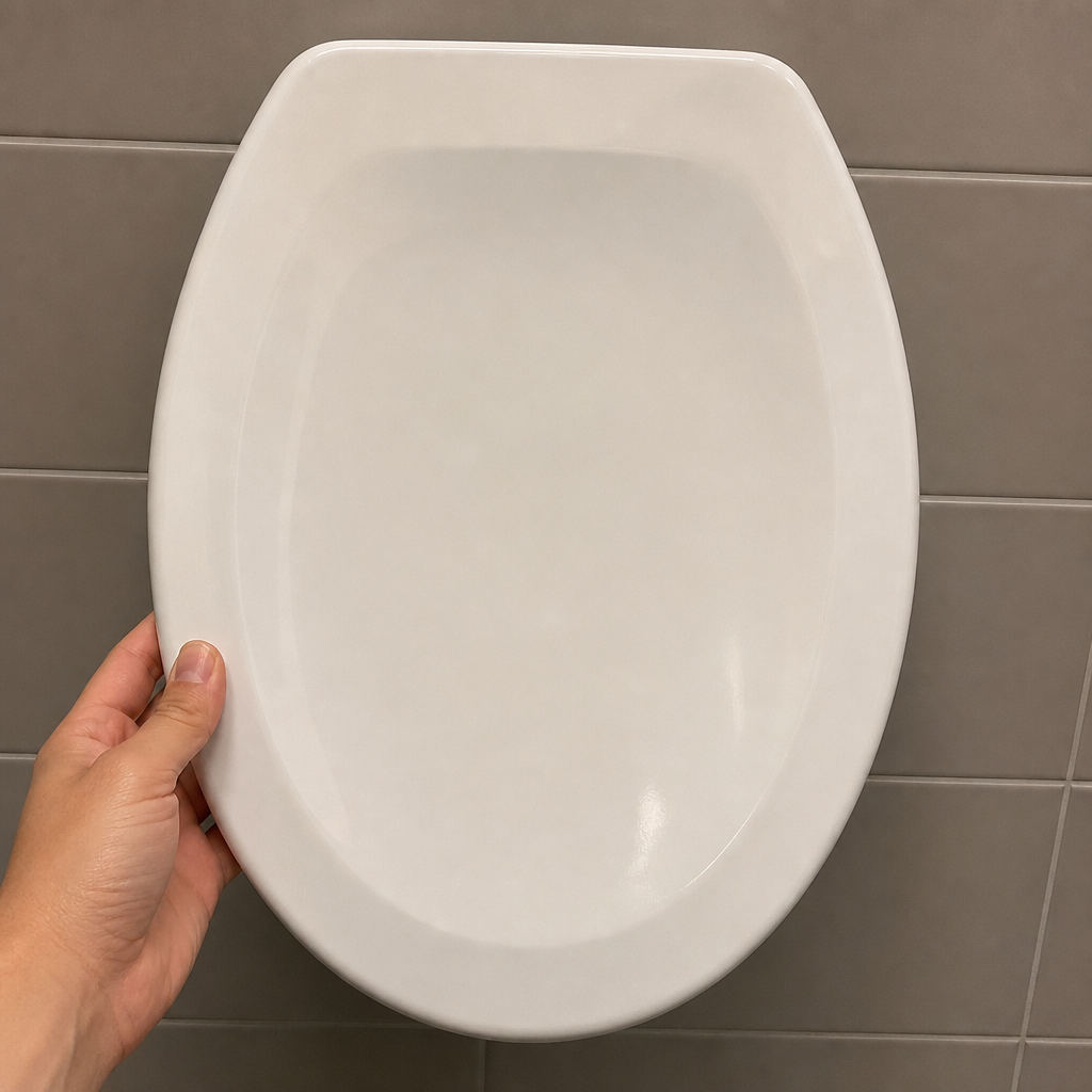 Durable universal fit commercial toilet seat 368mm