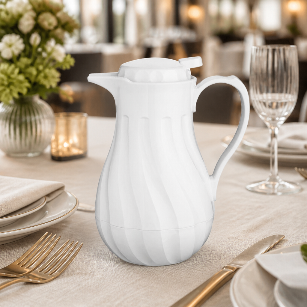 Commercial Insulated Swirl Jug 1.2L Milk Dispenser